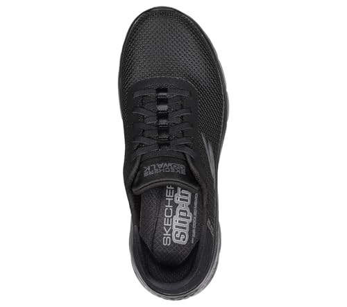 Detalle 2 de Skechers Women's Go Walk Flex Grand Entry Trainers – Black, UK Wide