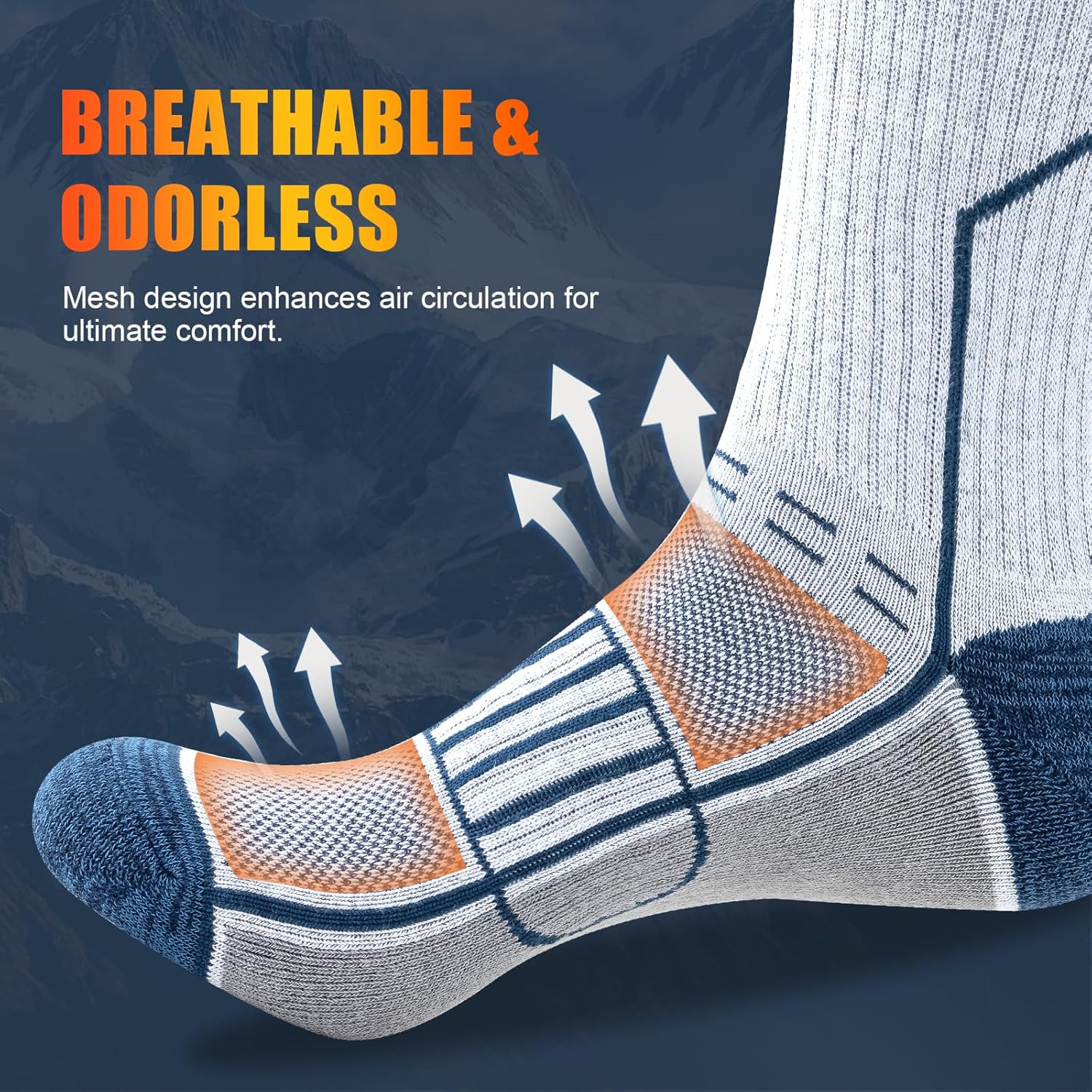 Thumbnail 5 de Circorld Mens Sports Socks Cushioned Comfort