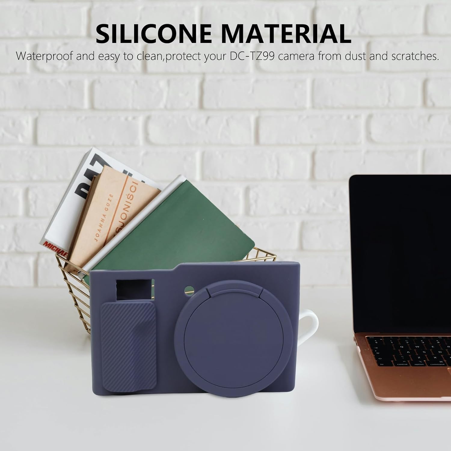 Thumbnail 1 de TZ99 Soft Silicone Protective Case Cover for Panasonic Lumix DC-TZ99 (Blue)