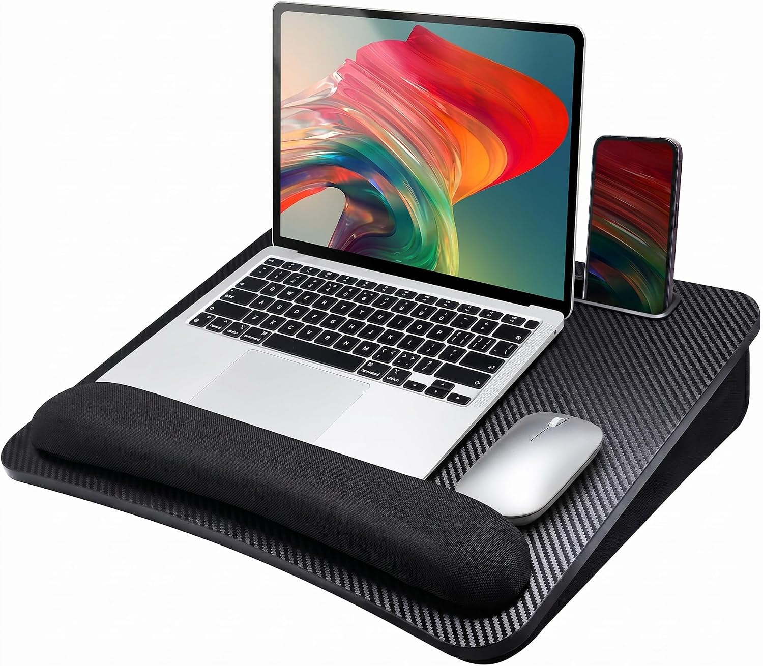 Detalle de HUANUO HNLD12B Lap Desk with Cushion, Fits Laptops up to 15.6 Inches