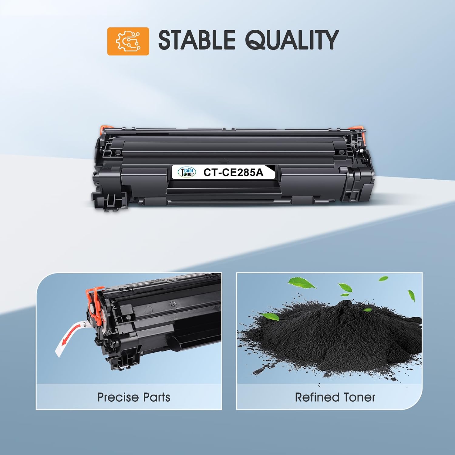 Detalle 2 de HP-Compatible CE285A Black Toner Cartridge