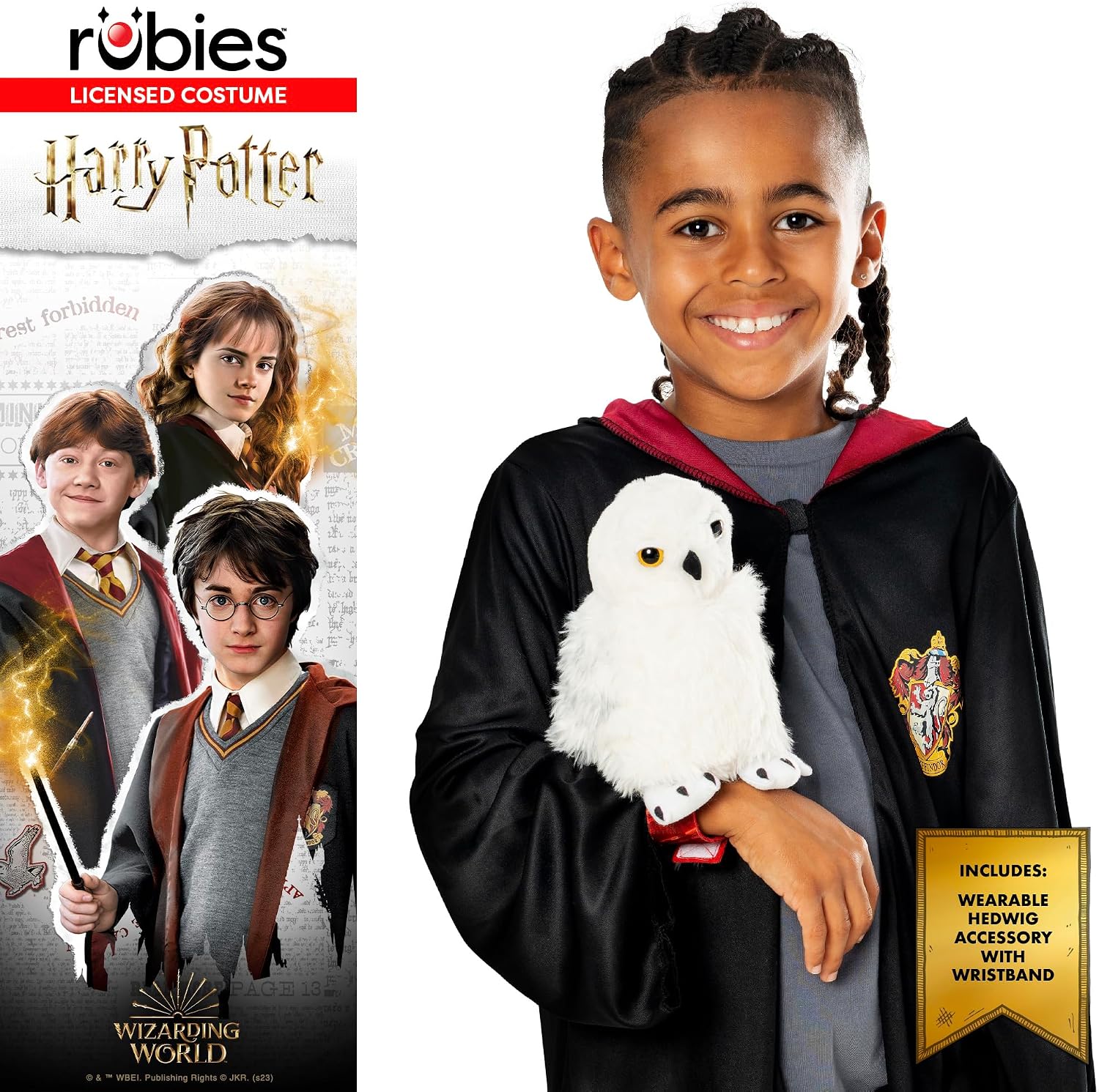Detalle 2 de Rubies Hedwig Plush One Size
