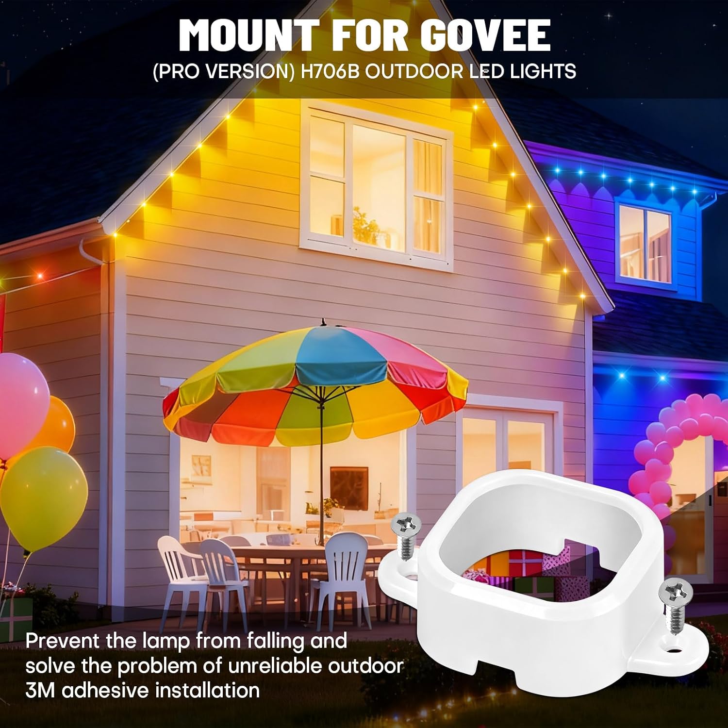 Thumbnail 6 de Govee-Compatible Mounting Brackets, 65-Piece Set