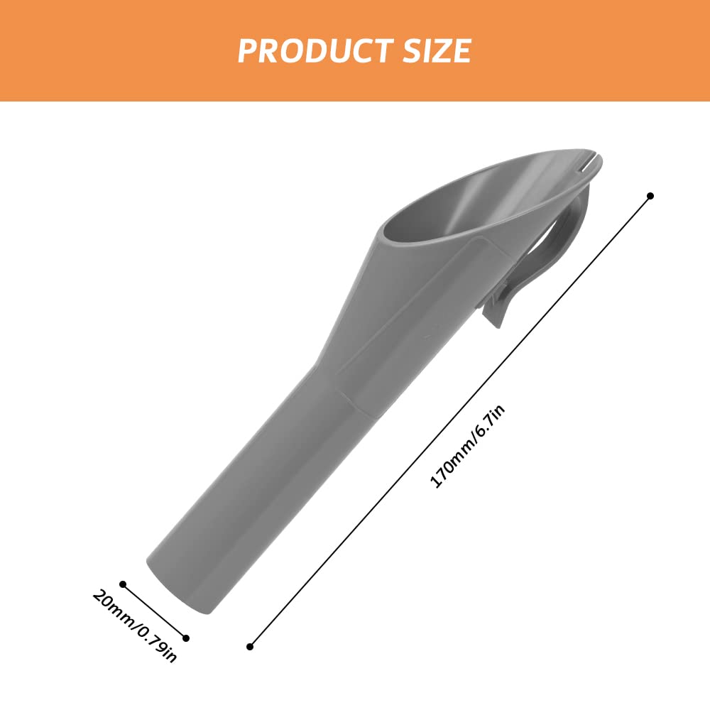Detalle de URAQT Emergency Diesel Fuel Filler - Capless Plastic Funnel for Ford (Grey) 1782177 / 1833948