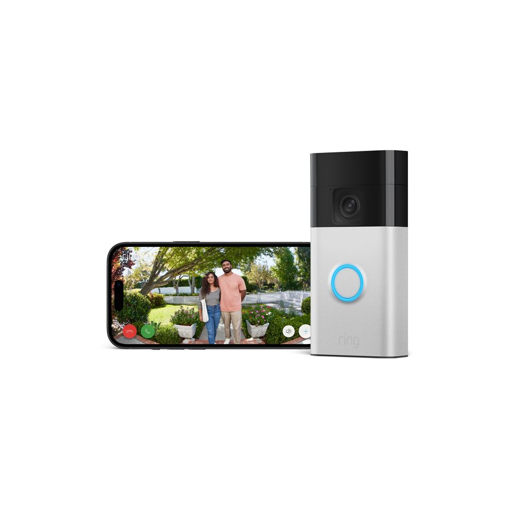 Thumbnail 1 de Certified Refurbished Ring Battery Video Doorbell (2024 release) – DIY Wireless HD Door Camera