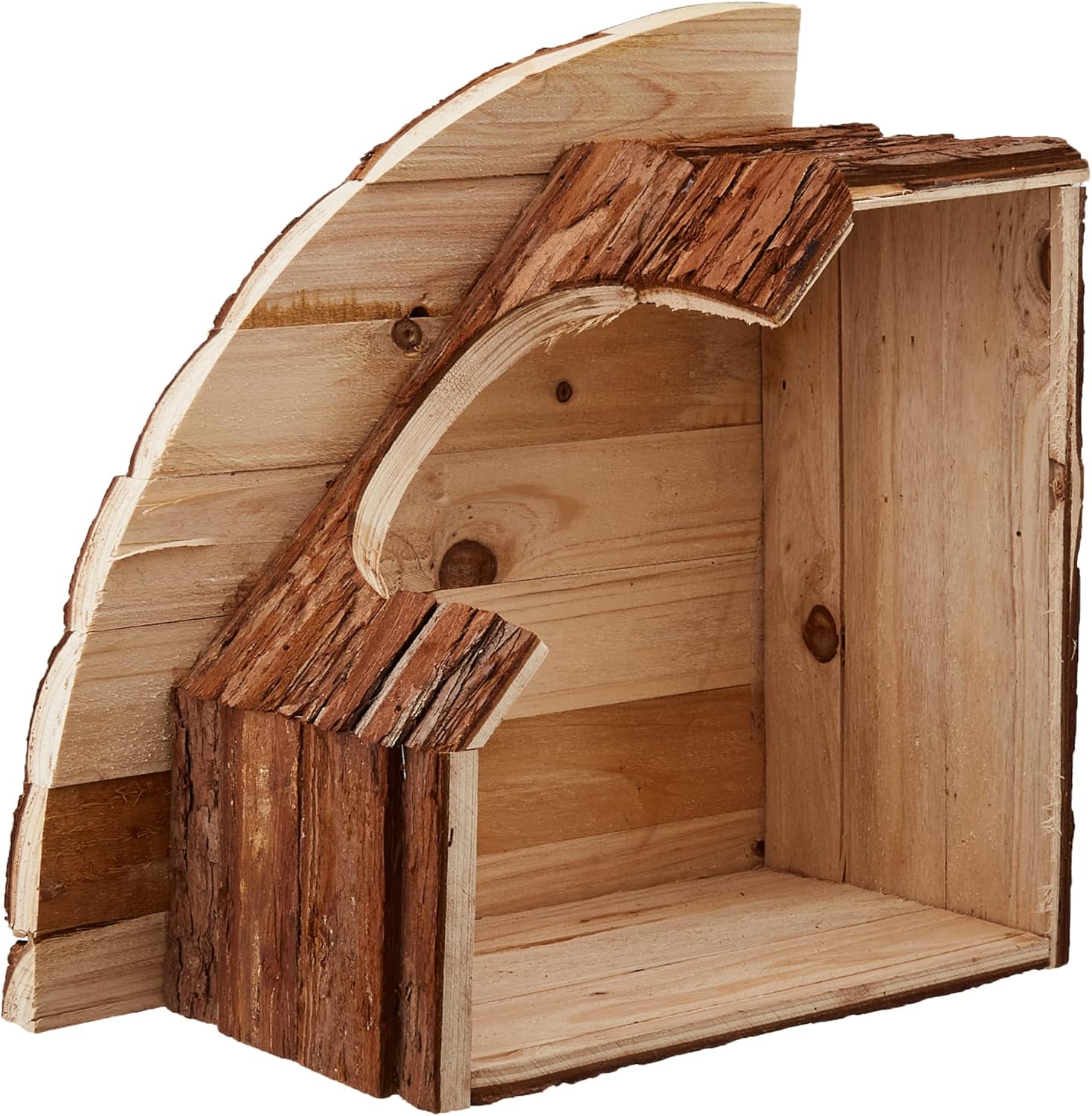 Detalle de CROCI Wood Corner House 42 x 15 x 30 cm for Guinea Pigs and Dwarf Rabbits