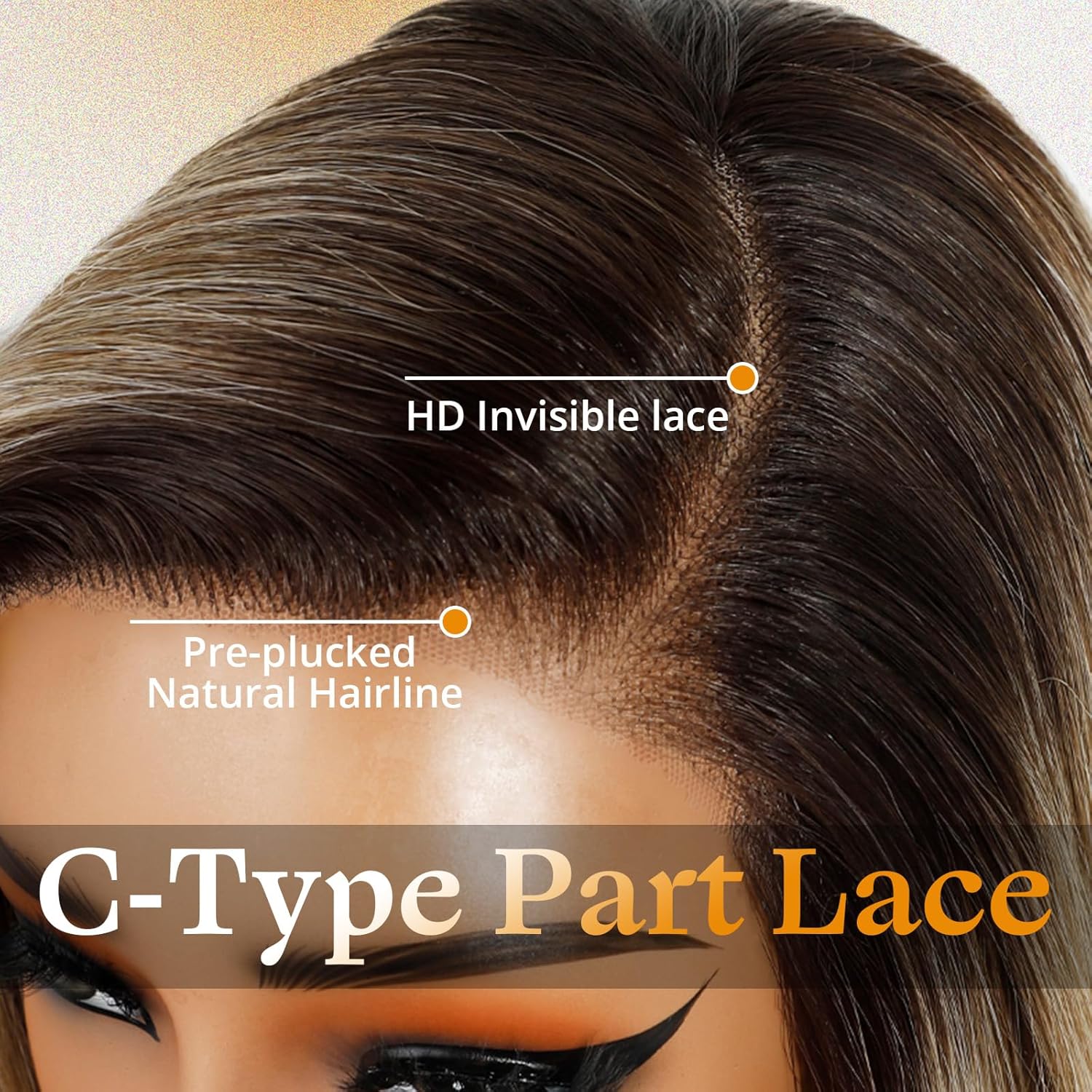 Thumbnail 2 de FASHION IDOL Wear to Go Kunsthaarperücke mit Lace-Front und Babyhaaren (45 cm) – kleberfreie Lace-Front