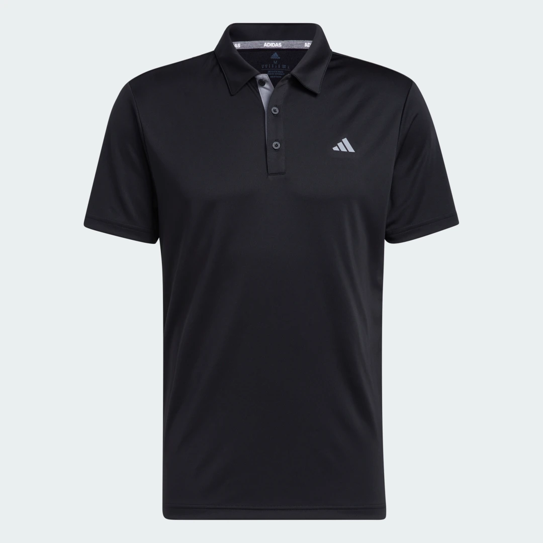 Detalle de Polo Drive de Adidas, negro: un polo cómodo para el día a día