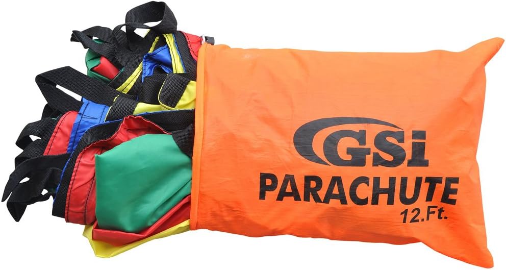 Thumbnail 6 de GSi Kids Play Parachute Rainbow Parachute Toy Tent – 12 Feet
