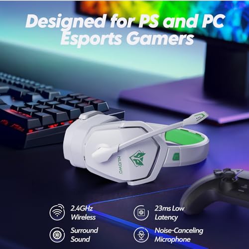 Detalle 2 de NUBWO G06 Auriculares gaming inalámbricos 50 mm