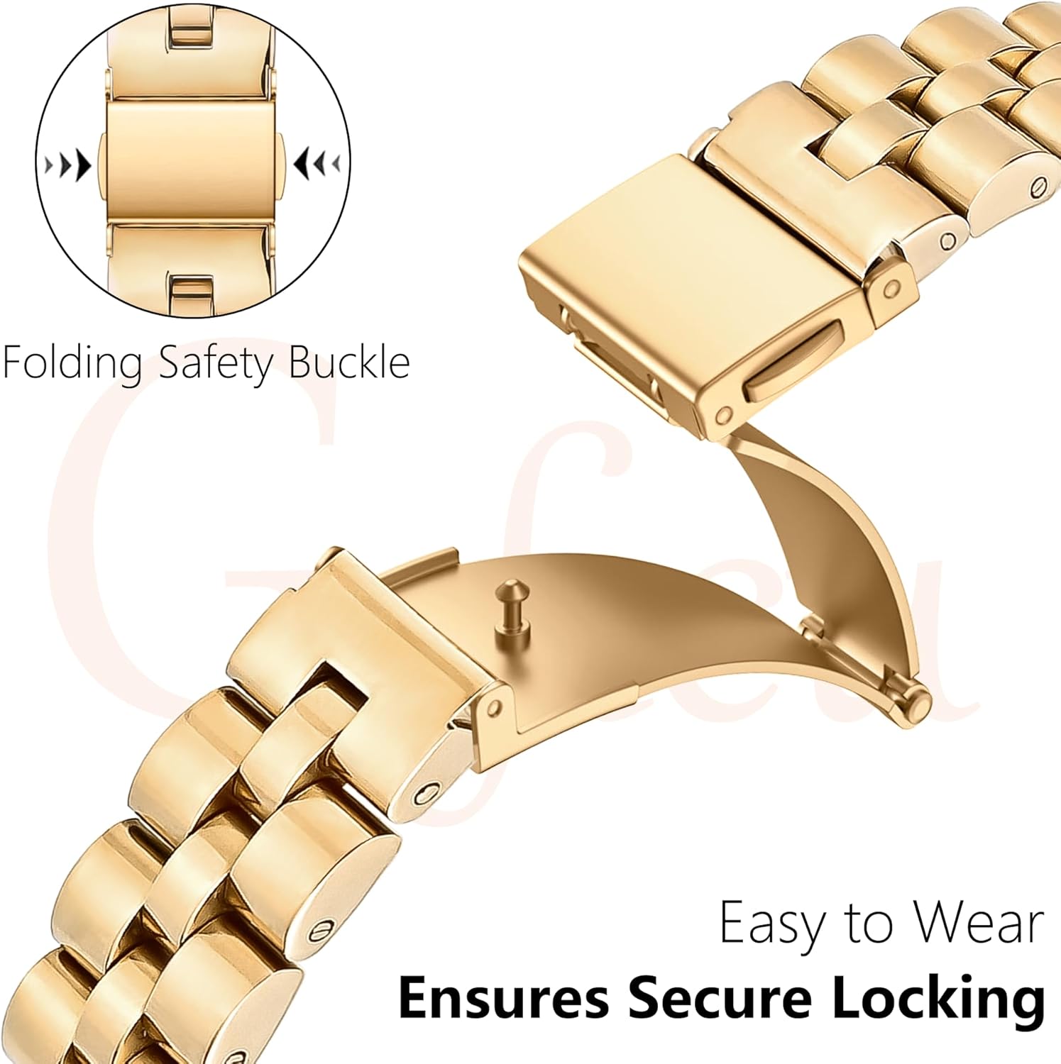 Thumbnail 3 de G-ficu Slim Stainless Steel Strap 40mm