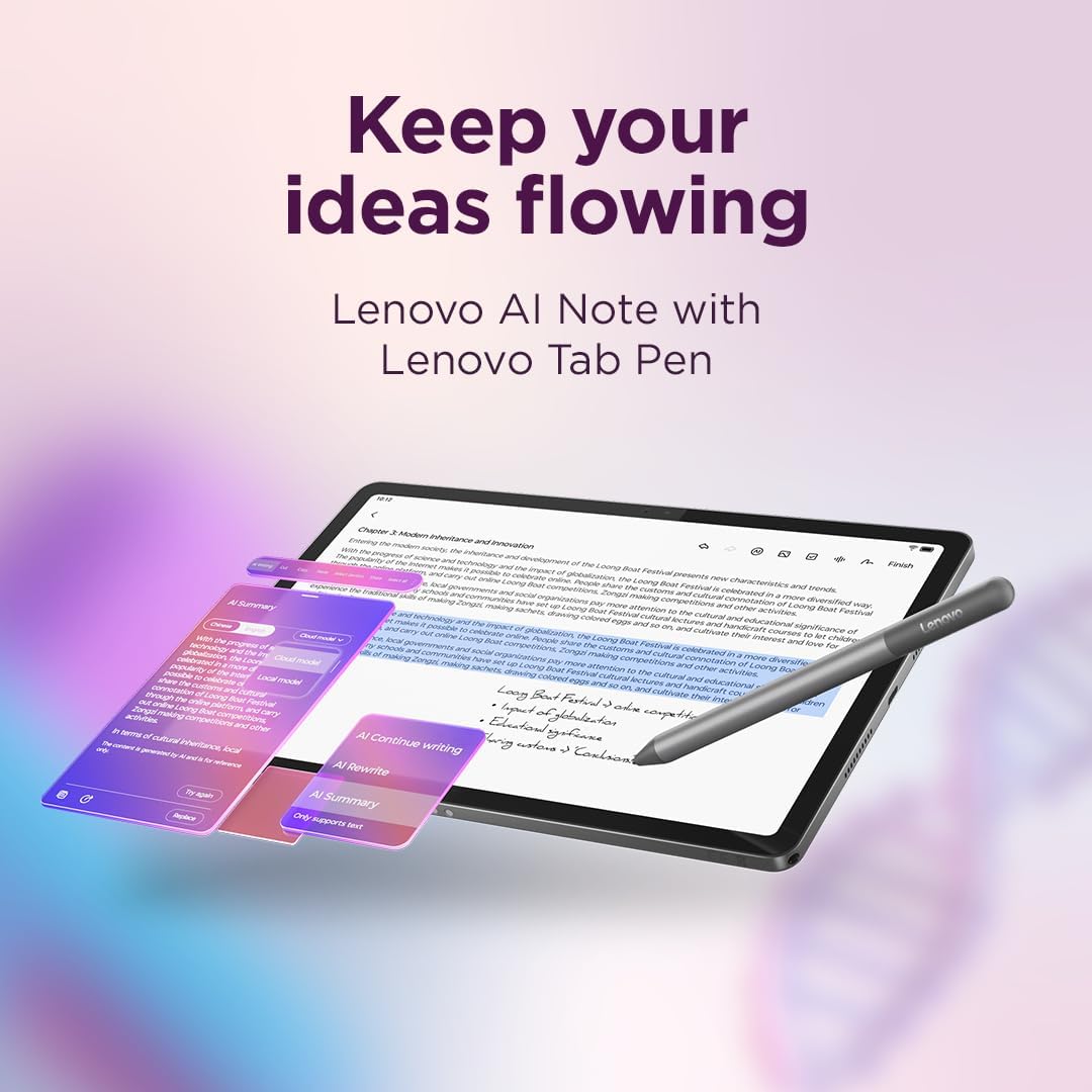 Detalle de Lenovo Idea Tab 11" 2.5K 90Hz 8GB 128GB