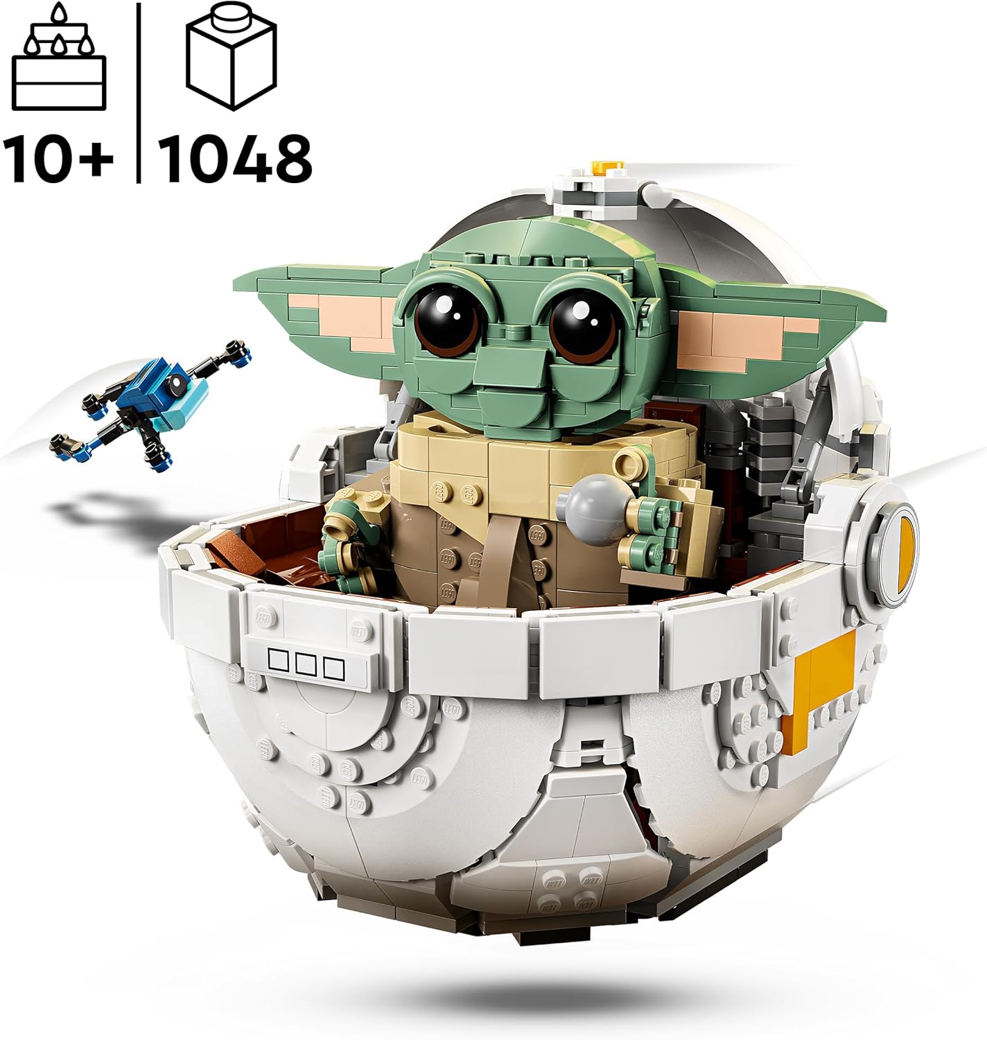 Thumbnail 1 de LEGO Star Wars 75403 Grogu con Aerocuna 1.048 piezas
