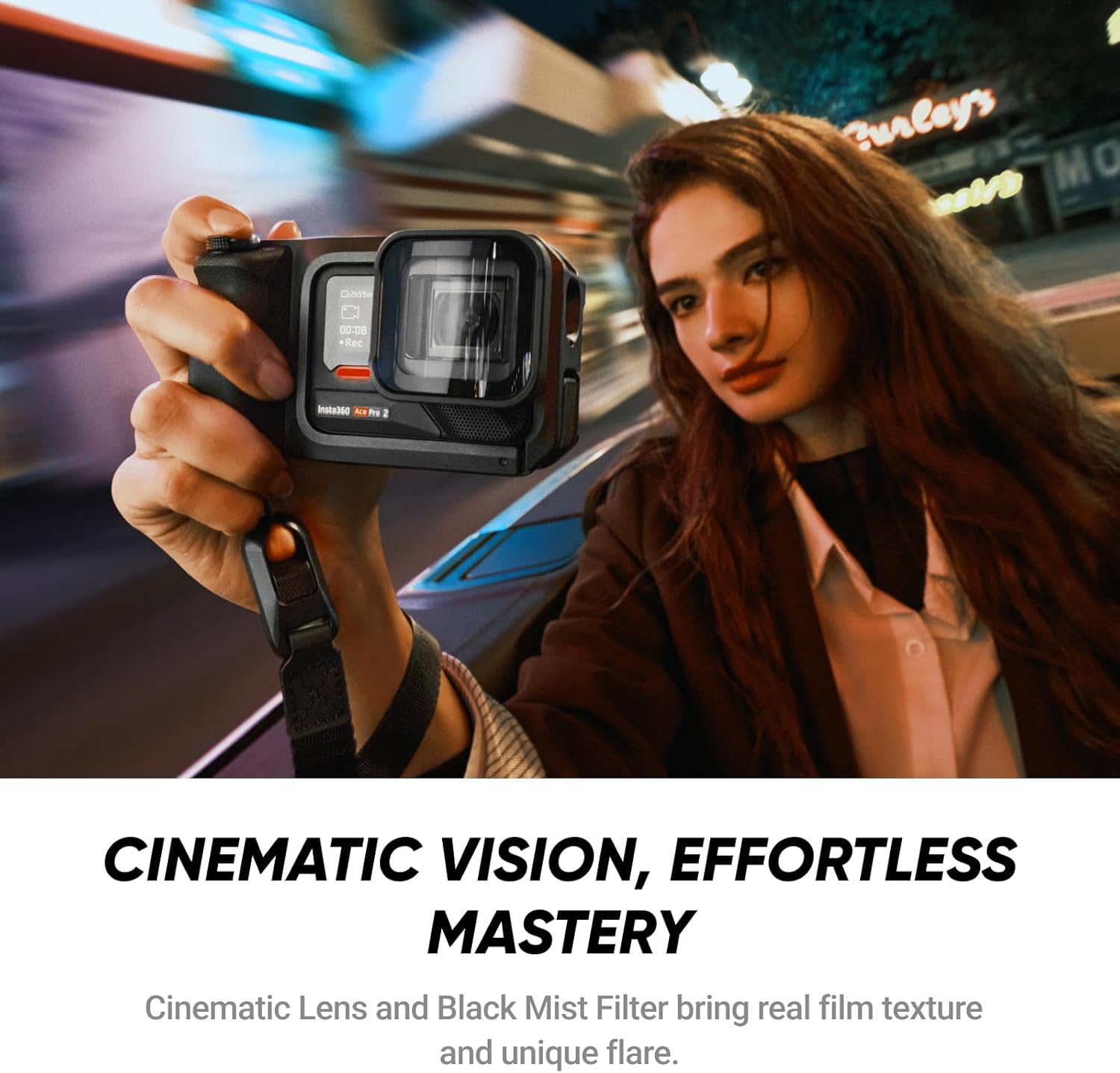 Thumbnail 2 de Insta360 Ace Pro 2 Videography Bundle (Limited Edition) with Street Photography Grip & Leica co-engineered sensor