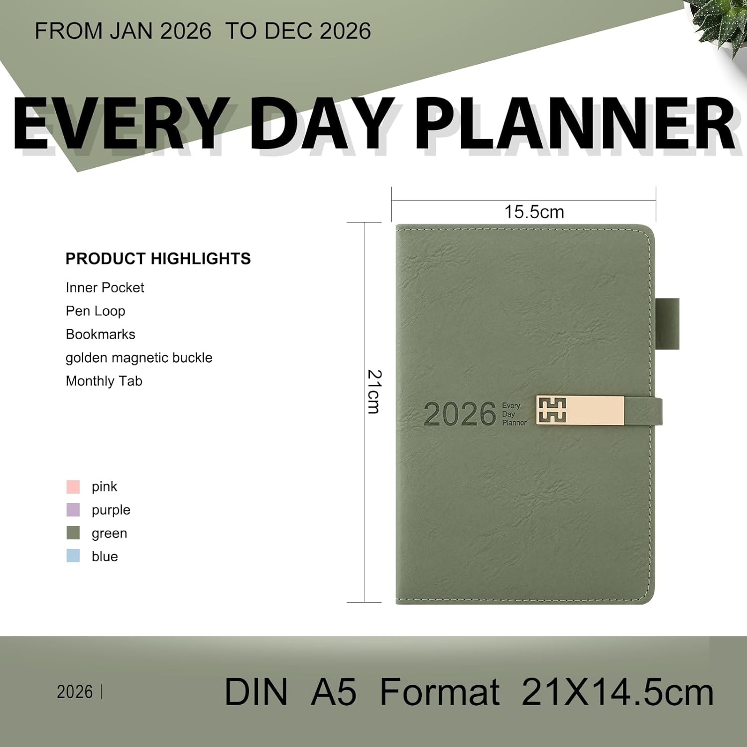 Thumbnail 6 de Agenda 2026 A5 une page par jour 🗓️