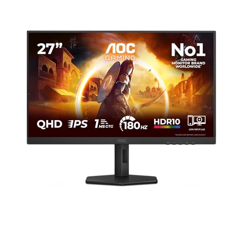 Thumbnail 1 de AOC Gaming Q27G4XF: Monitor QHD 27'' 180 Hz, FreeSync Premium y G-Sync Compatible