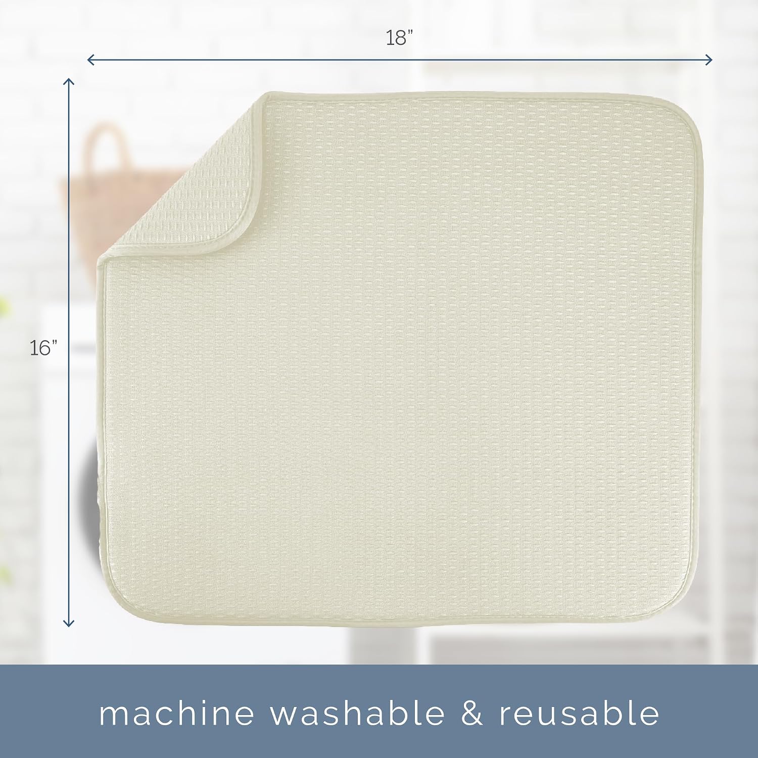 Thumbnail 6 de S&T INC. Dish Drying Mat, 16" x 18