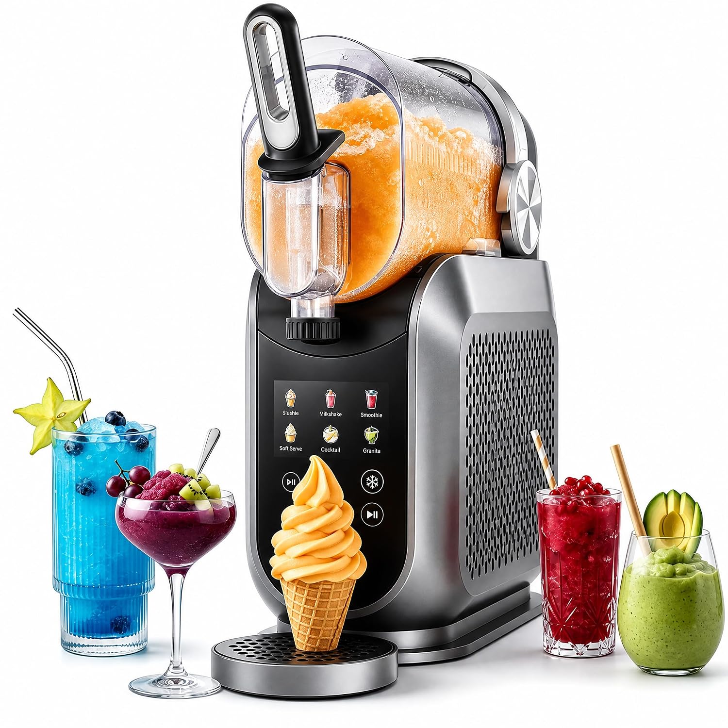 Detalle de Ray Bear Slushie and Soft Serve Maker 2.6L