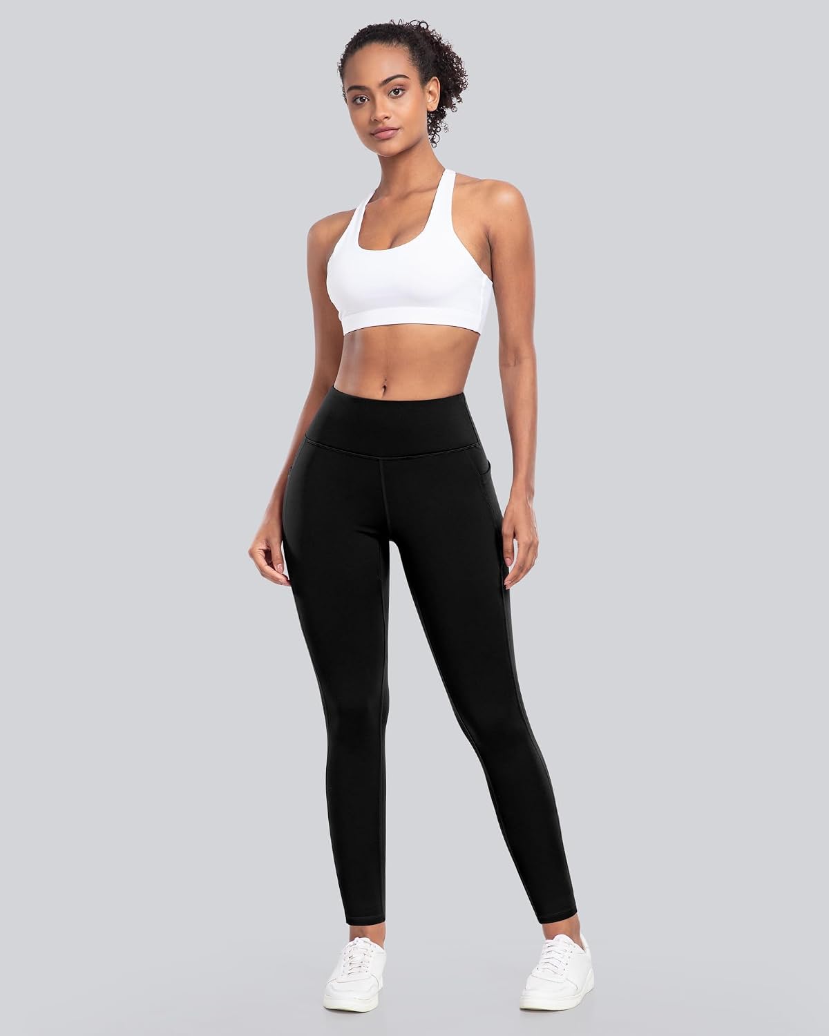 Detalle 2 de CHRLEISURE Fleece Lined High-Waisted Leggings with Pockets