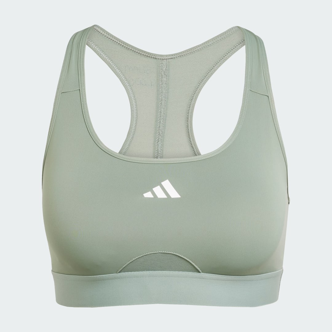 Detalle de Sujetador PrimeLiftreact Training de Adidas – Verde