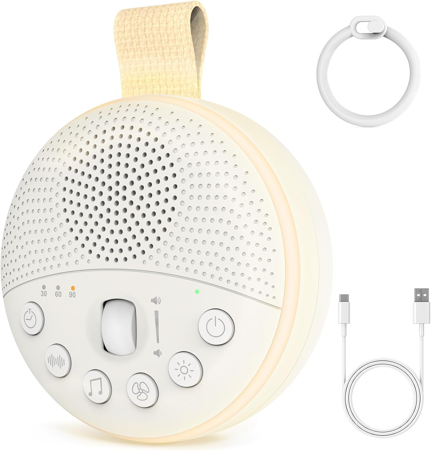 Detalle de White Noise Machine 21 sounds, 1800mAh 🔊