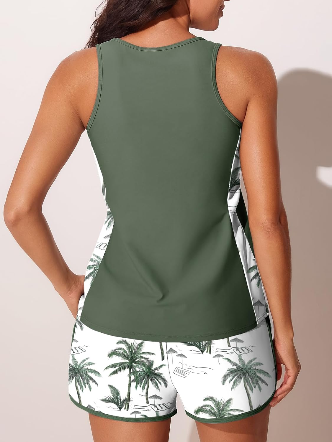 Thumbnail 1 de Summer Mae Tankini Blouson Swimsuit with Pockets and Shorts (2-Piece, 2026) For Women