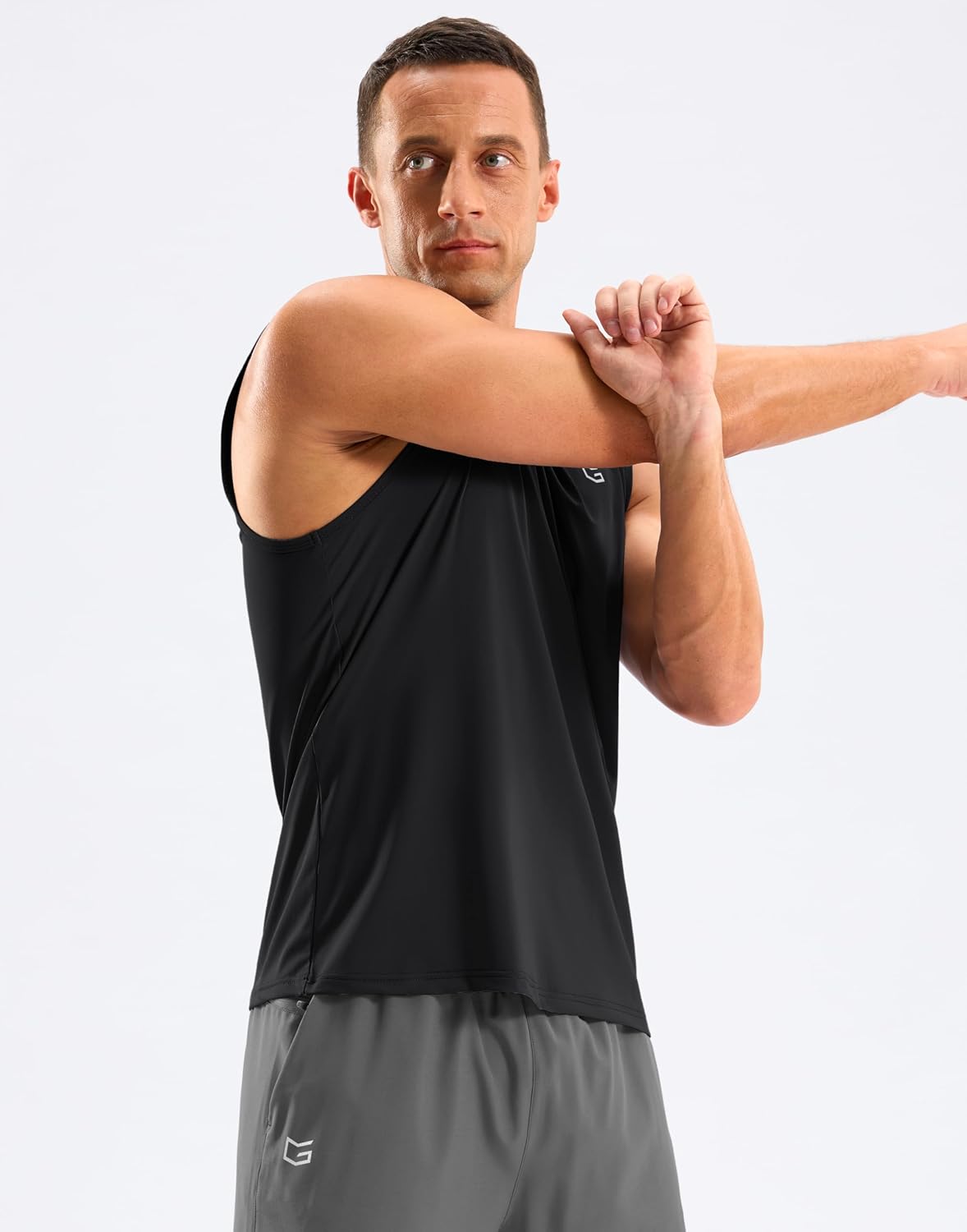 Thumbnail 1 de Men's Workout Tank Top with 4-Way Stretch