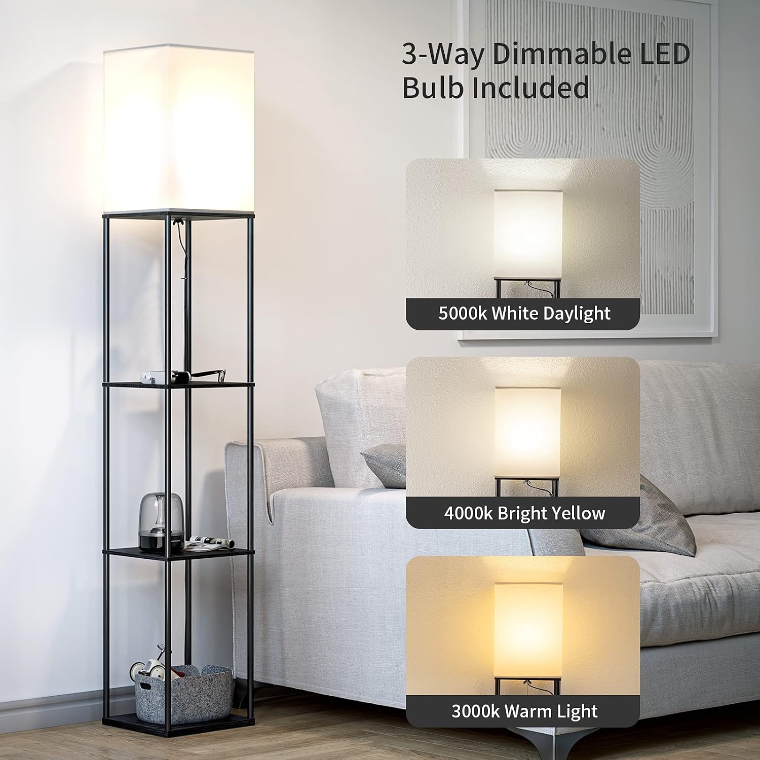 Detalle 2 de SUNMORY Stehlampe 9W dimmbar