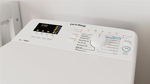 Detalle de Privileg PWT C S6245E Waschmaschine Toplader/1200 UpM – kompakte Lösung für saubere Wäsche