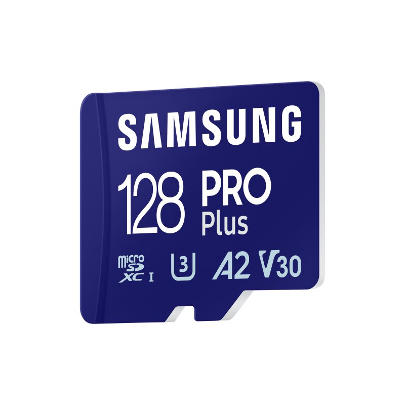 Detalle 2 de Samsung PRO Plus MicroSDXC 128GB UHS-I U3 A2 V30 con Adaptador SD