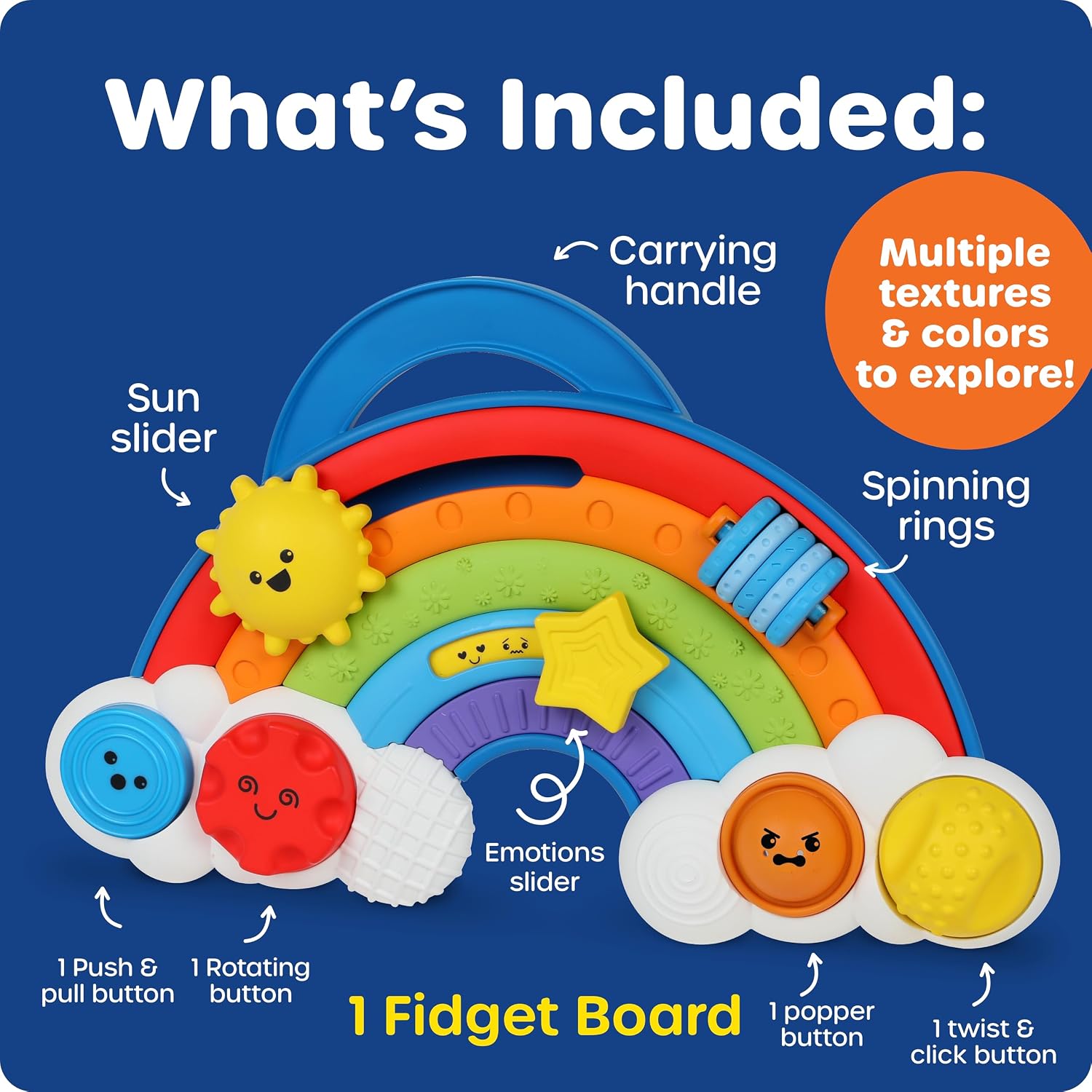 Thumbnail 5 de Learning Resources Rainbow Busy Board
