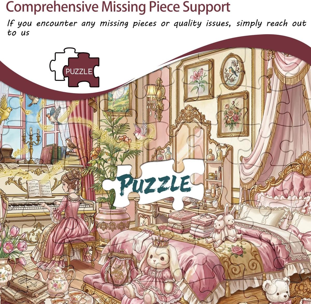 Detalle de HUADADA 1000-piece jigsaw puzzle