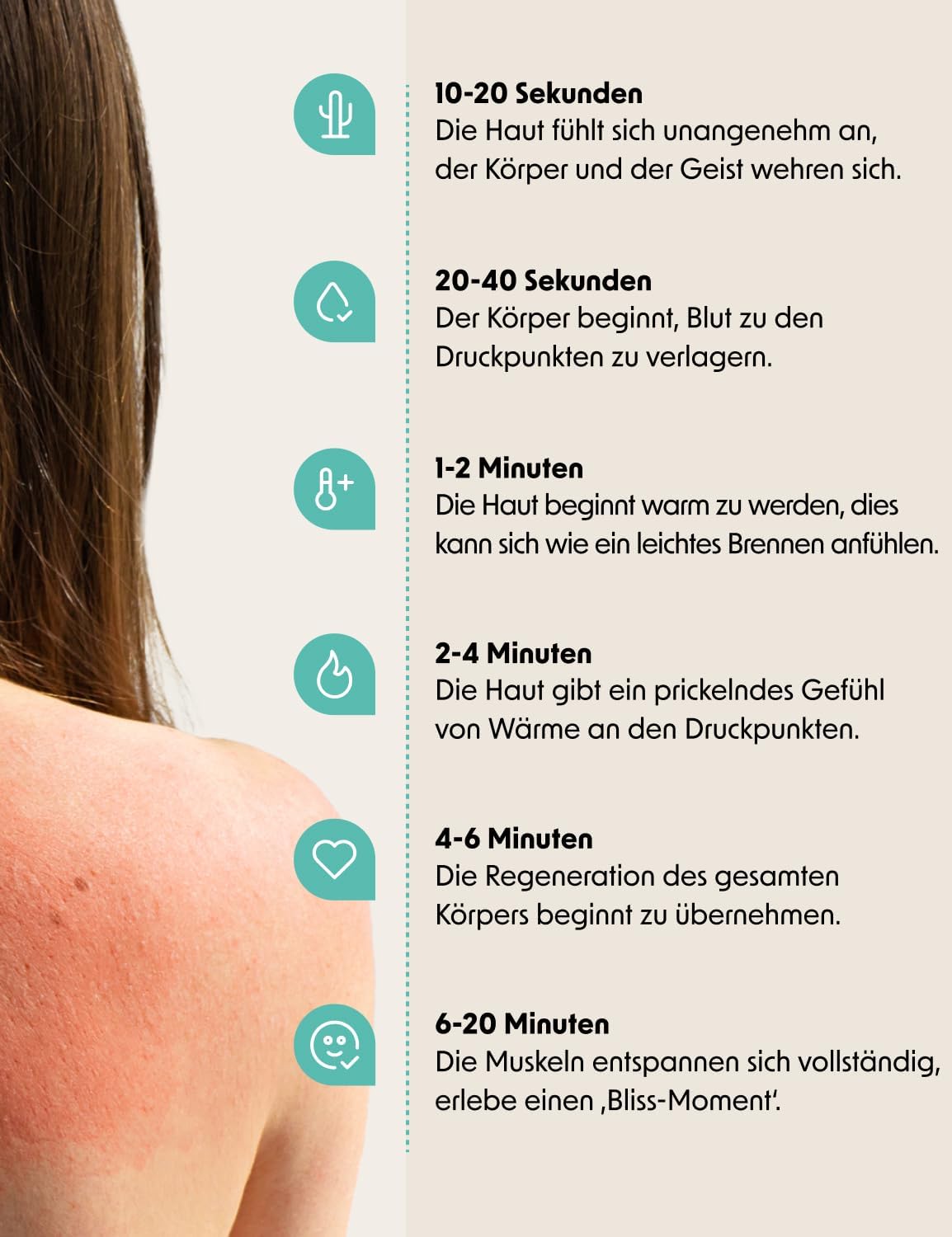 Thumbnail 6 de LifeGoods ECO Akupressurmatte mit Kissen – Akkupressur-/Akupunktur-Massagematte für Rücken, Nacken & Kopf