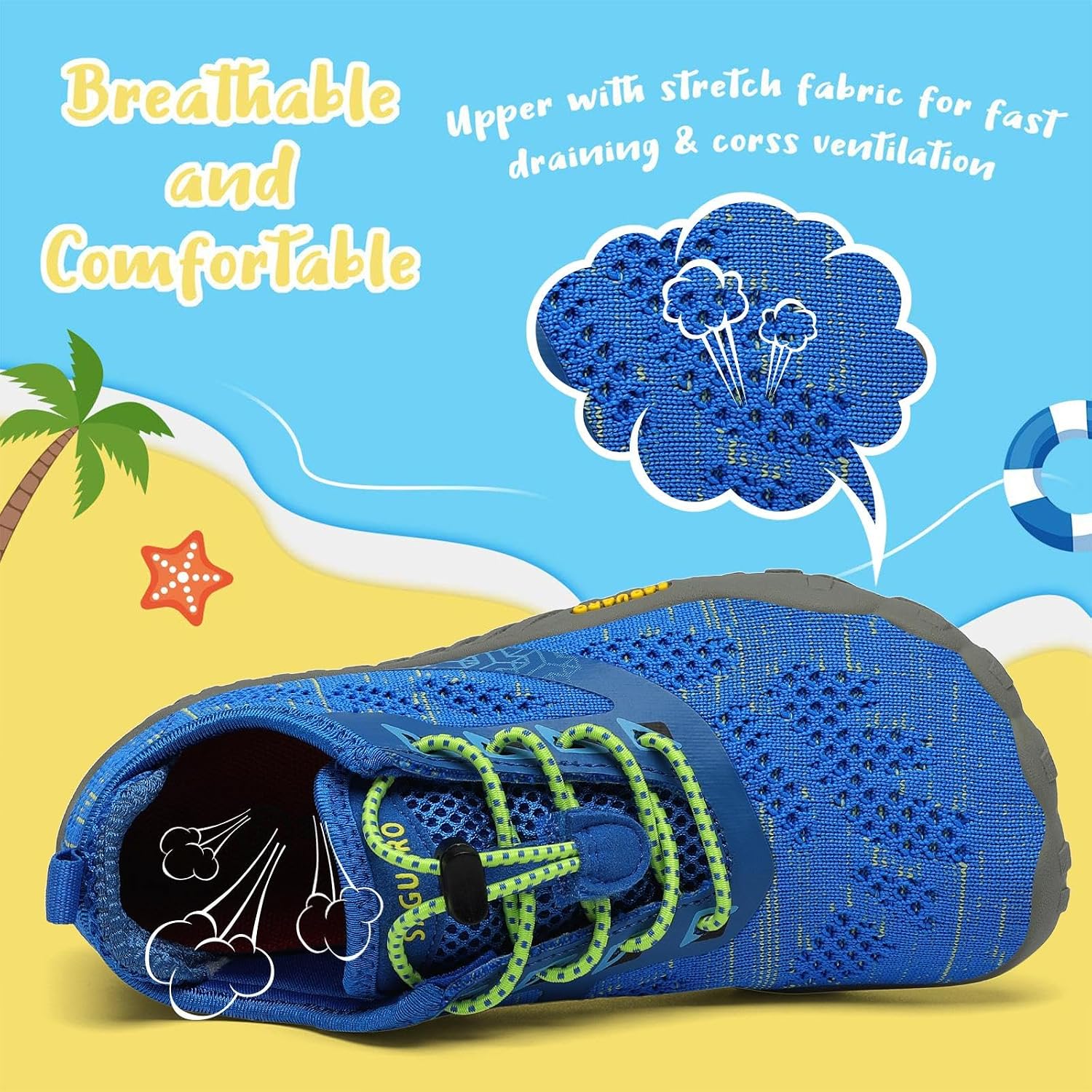 Thumbnail 1 de Saguaro Kinder-Trailschuhe für Mädchen – atmungsaktiv, rutschfest & flexibel