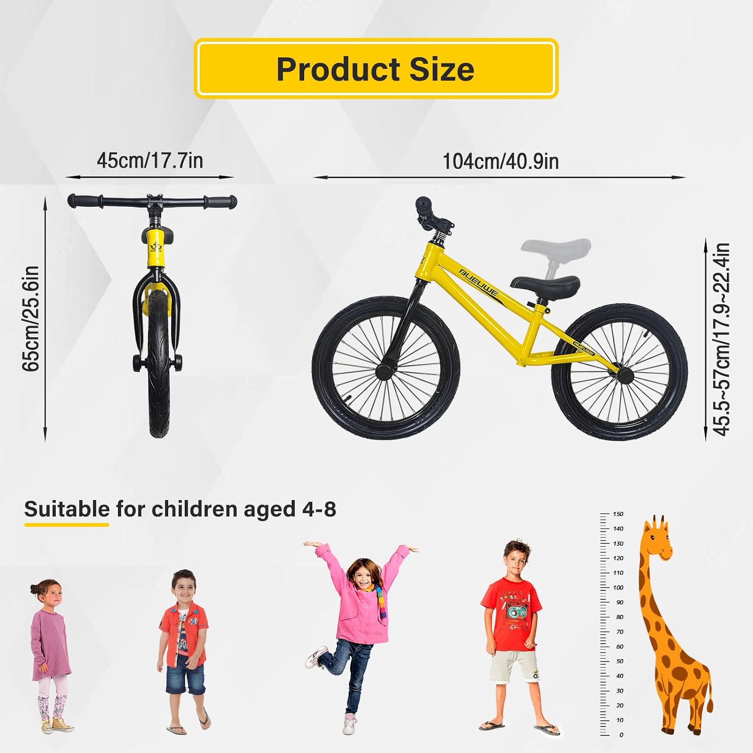 Thumbnail 6 de GASLIKE Bicicleta sin pedales 16 pulgadas para niños