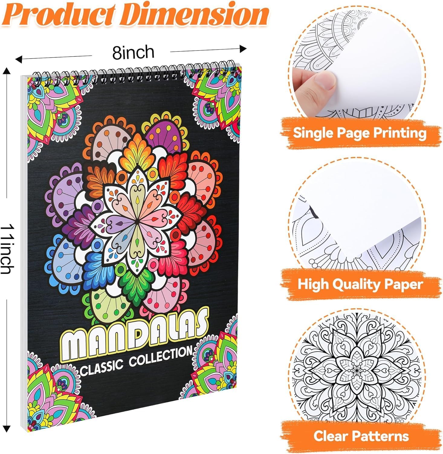 Thumbnail 1 de Atoke Mandala Malbuch 3er Set