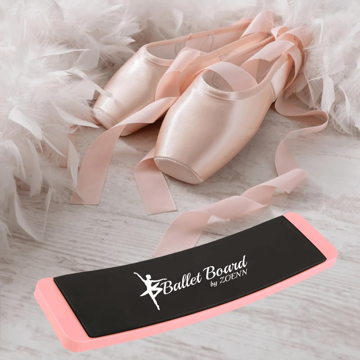 Detalle de ZOENN Turn-Board Dance Turning Board, Pink, 29 cm with EVA Foam Pad
