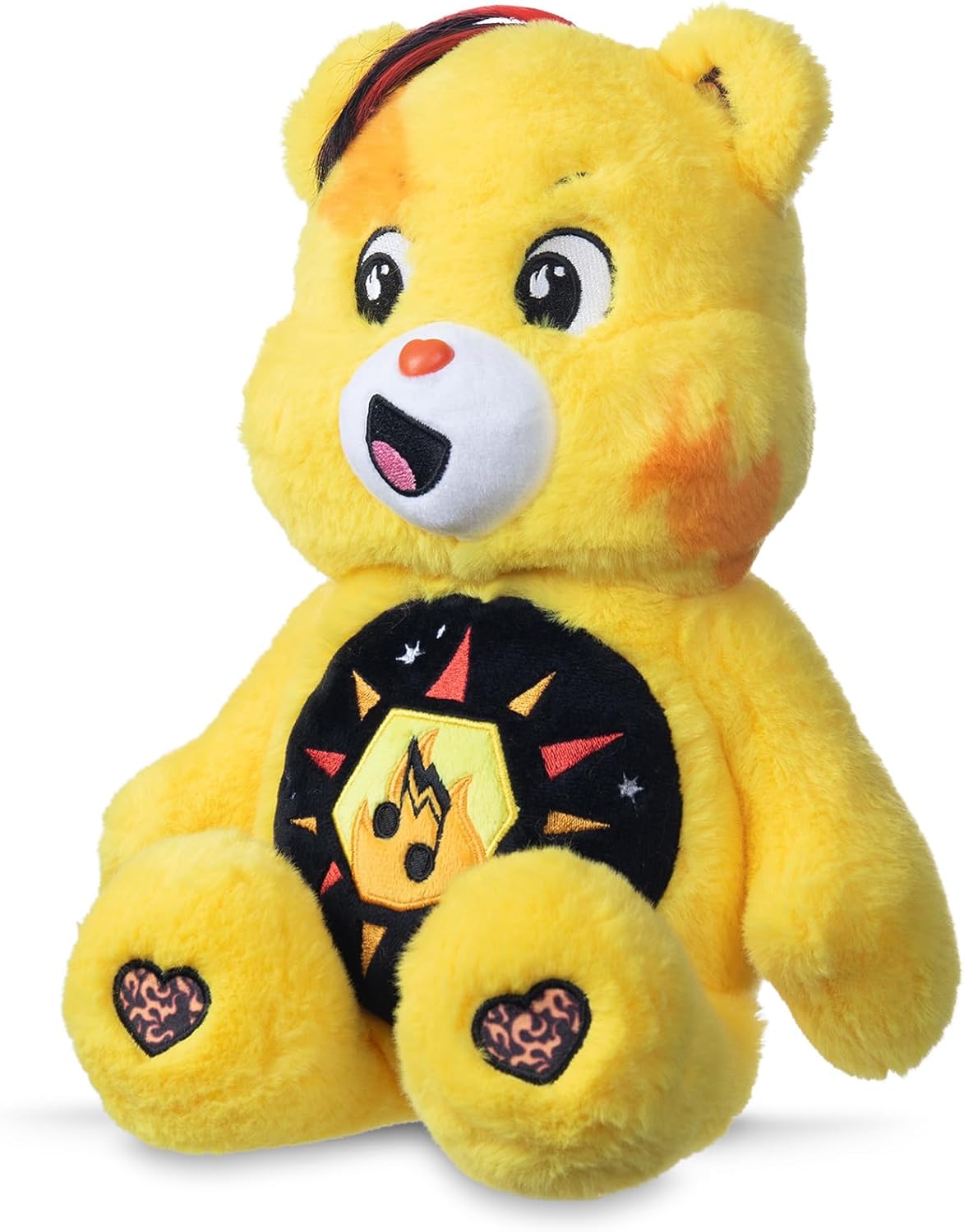 Detalle de Basic Fun Care Bears 35cm Rock Theme Plüsch – Funshine Bear