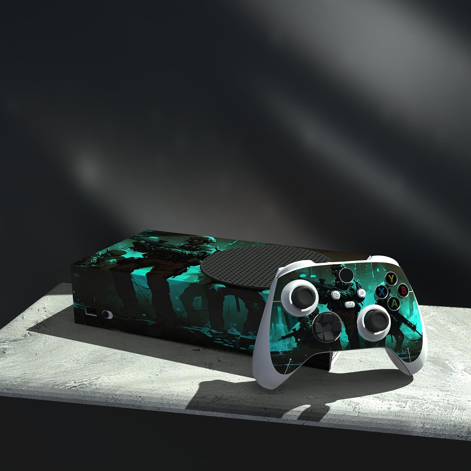 Detalle de PlayVital Custom Vinyl Skins for Xbox Series S – Fearlessness
