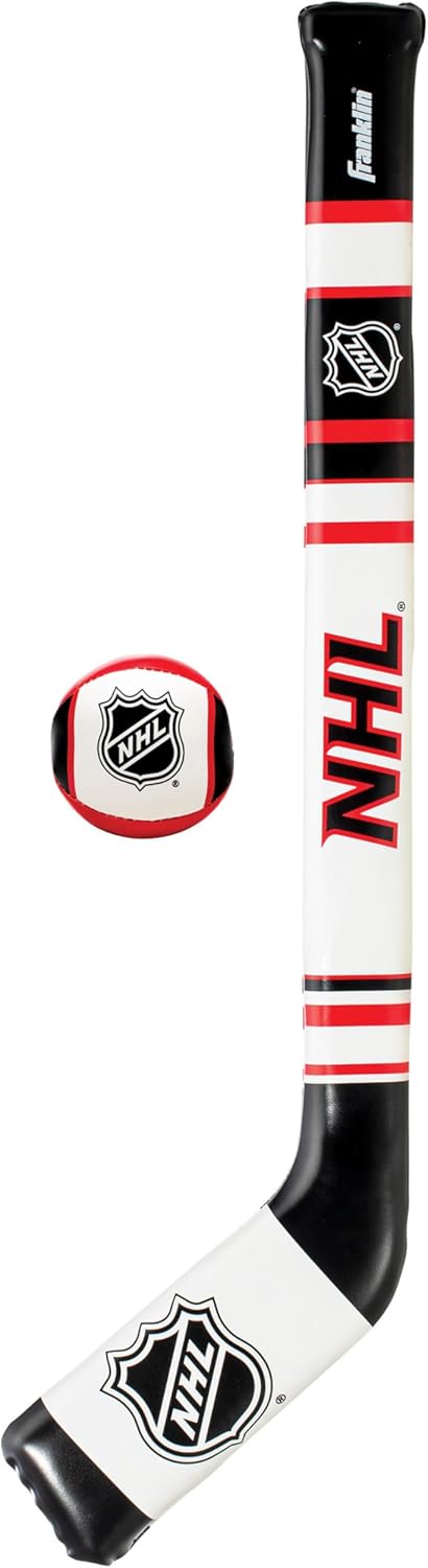 Franklin Sports NHL Kids Hockey Stick & Ball Set with Soft Sport Technology (24.5 in) for Ages 3+