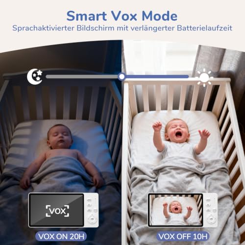 Thumbnail 6 de jeeber Ohne WLAN Babyphone mit Kamera – 1080P, 5-Zoll IPS Display und 360° Blickwinkel