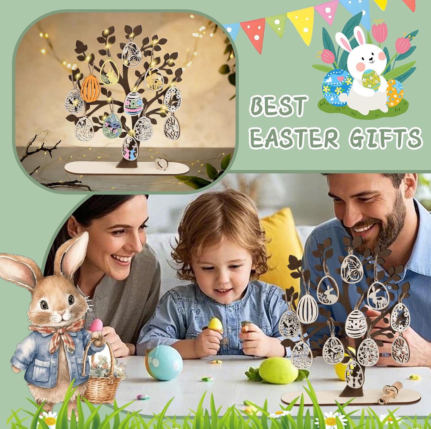 Detalle de ARTREE Albero di Pasqua 12 uova