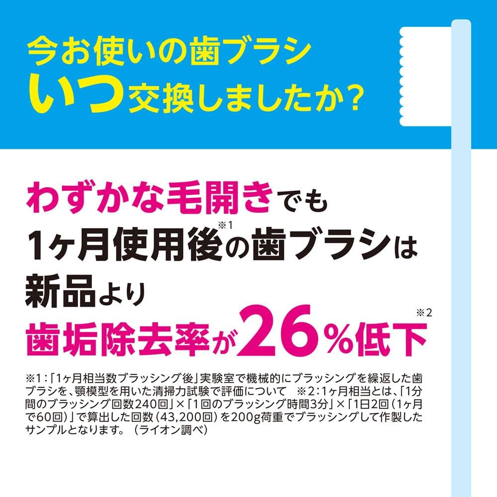 Thumbnail 6 de NONIO TYPE-RICH 歯ブラシ ふつう・段差ダブル極細毛、ワイドヘッド、6本セット