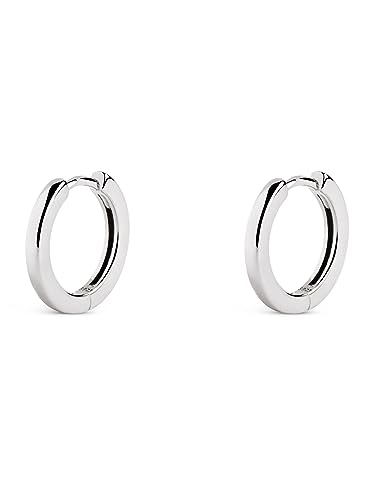 Detalle de SINGULARU Pendientes Mujer Gota Pine Baño Oro: brillo suave y estilo minimalista