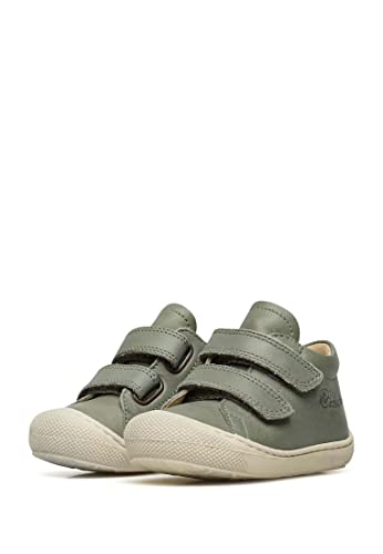 Detalle de Naturino Chaussures Premiers Pas en Cuir - Vert foncé, taille 29