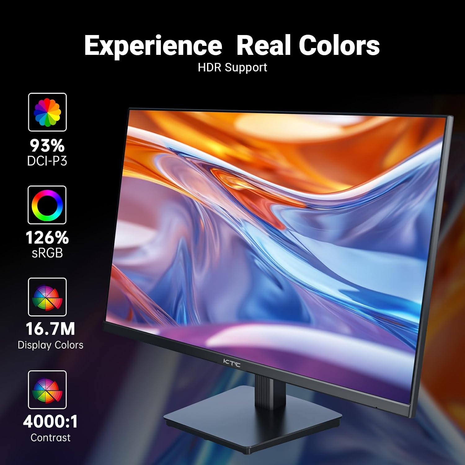 Thumbnail 3 de KTC 24 Inch FHD 100Hz Gaming Monitor