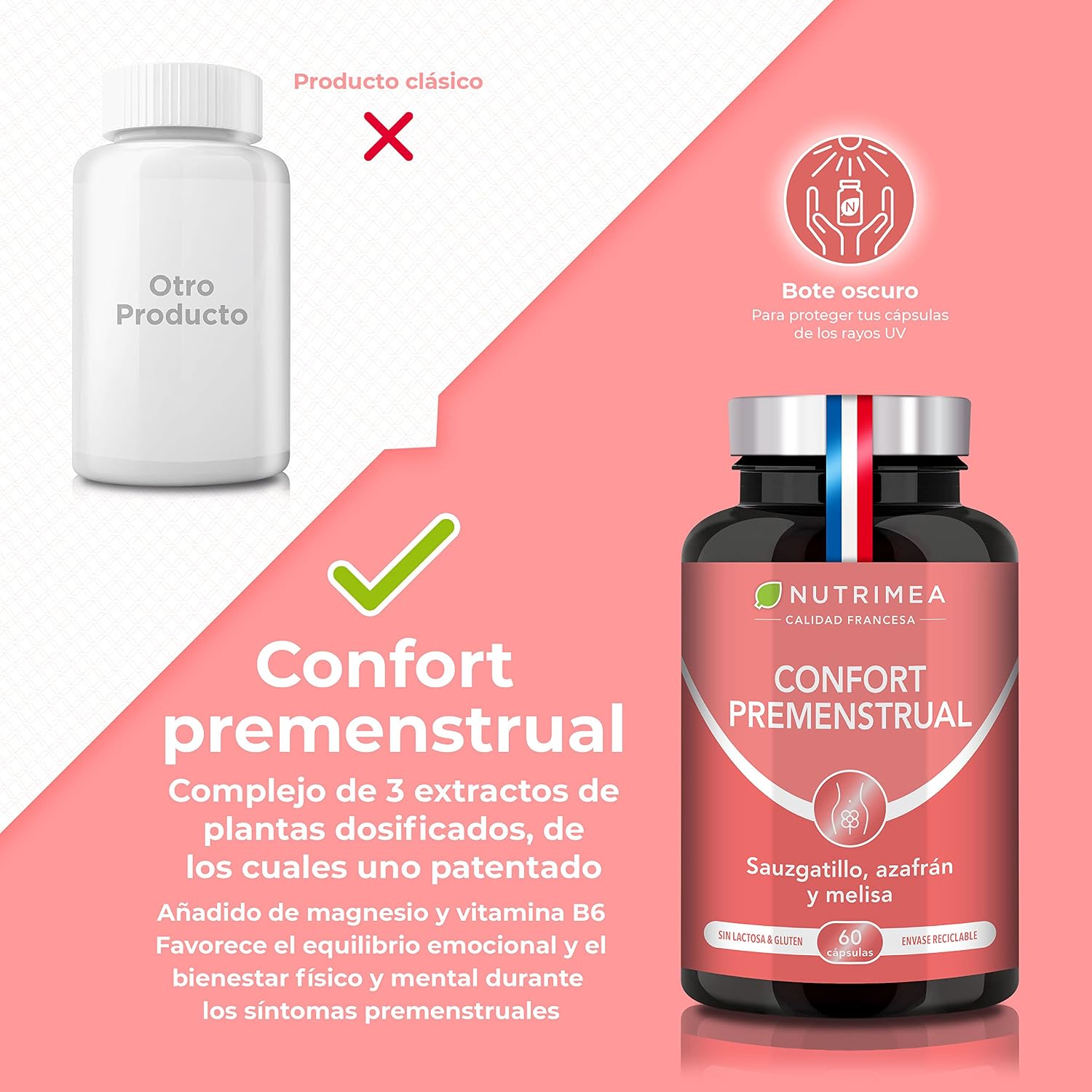 Detalle 2 de Confort Premenstrual Nutrimea 60 cápsulas