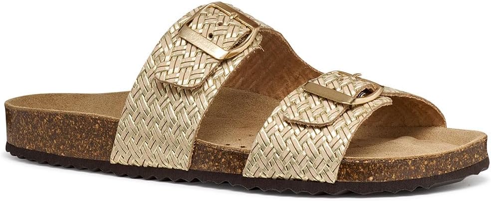 Detalle de Geox D Brionia L Sandali piatti Donna: comfort traspirante e stile daily