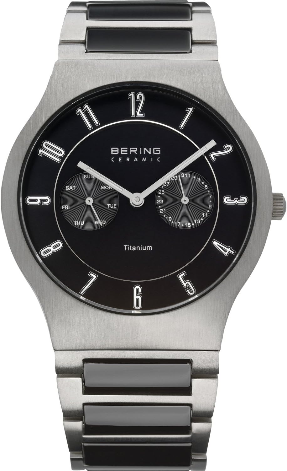 Thumbnail 5 de BERING Orologio da Polso Analogico al Quarzo in Titanio con Cinturino in Acciaio e Vetro Zaffiro