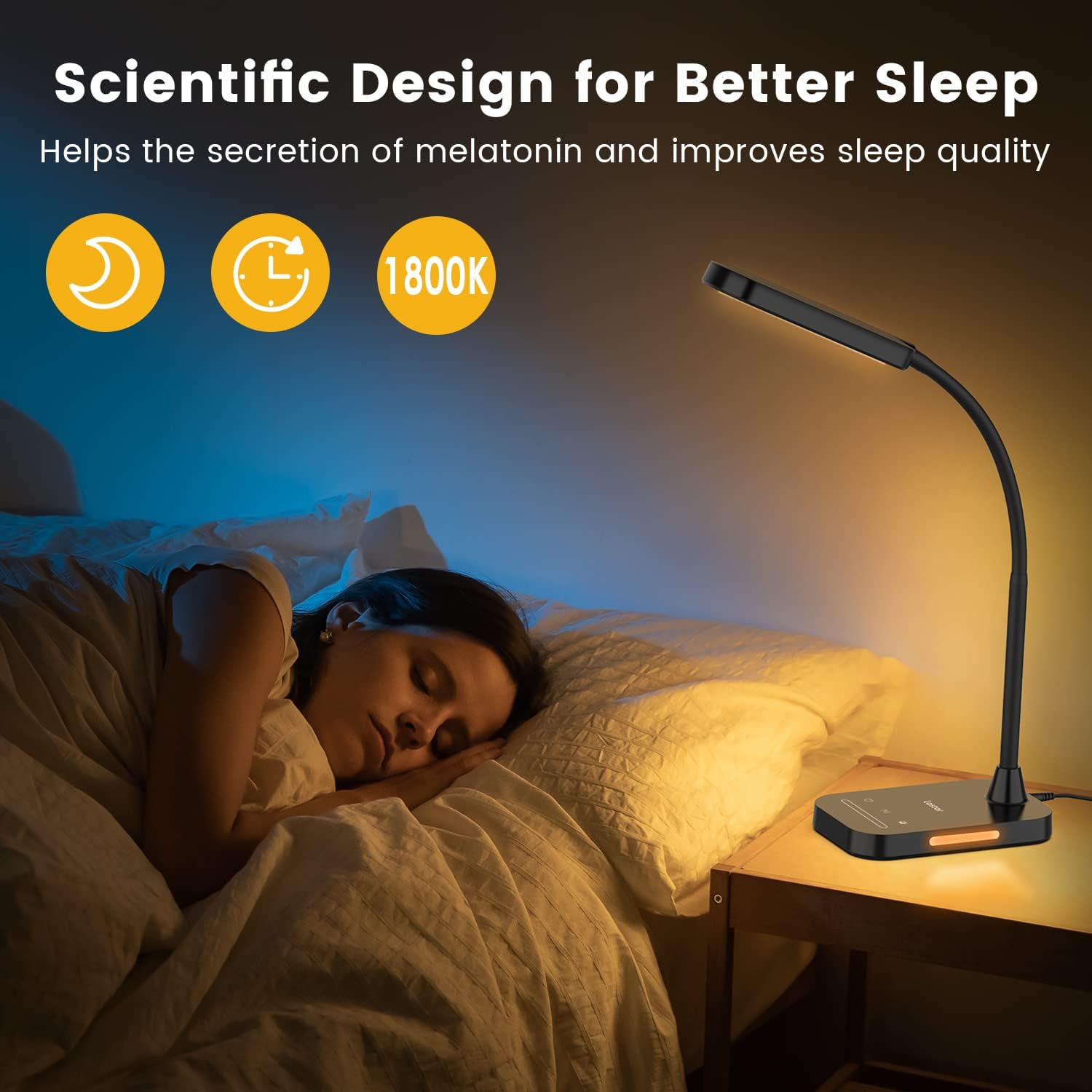 Thumbnail 5 de Lastar LED Desk Lamp with 12W Dimmable Touch Control